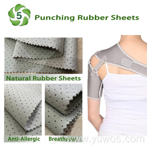 Perforated Punching Natural Rubber Neoprene Sheet
